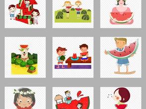 娃娃画画吃瓜,趣味横生的童年时光