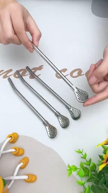 吃瓜用吸管勺子,夏日清凉新体验