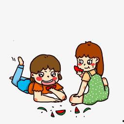 坐下吃瓜图片,品味人生百态